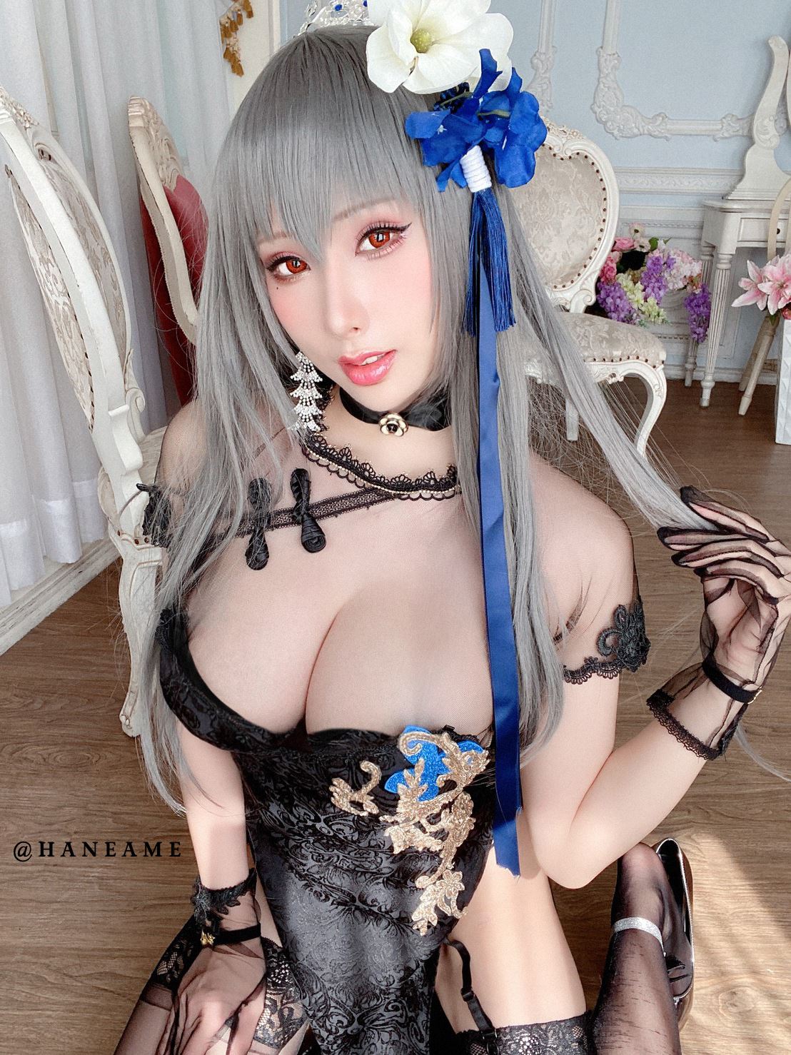 Rain waves_ HaneAme - NO.097 AzurLane_ Saint Louis_ Louis IX Cheongsam(20)